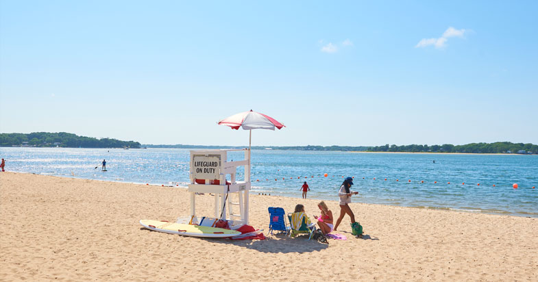best shelter island beaches for adventure is crescent beach